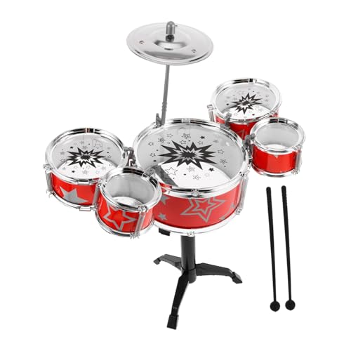 Toddmomy Schlagzeug Set Mini Jazz Trommelspielzeug mit Realistischem Design und Vielfältigen Klangeffekten Geeignet für Kleinkinder zur Musikalischen Früherziehung und Rhythmusspiel Toddmomy Schlagzeug Set Mini Jazz Trommelspielzeug mit Realistischem Design und Vielfältigen Klangeffekten Geeignet für Kleinkinder zur Musikalischen Früherziehung und Rhythmusspiel von Toddmomy