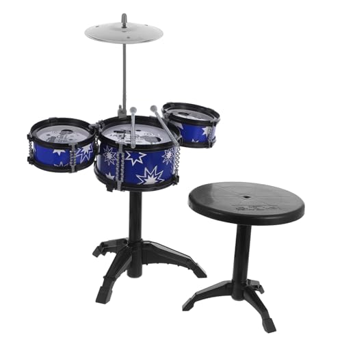 Toddmomy Schlagzeug mit Realistischem Jazz Design Sichere Glatte Kanten Bunte Farben Fördert Musikalische Früherziehung Hand Auge Koordination und Kreative Entwicklung Hocker Toddmomy Schlagzeug mit Realistischem Jazz Design Sichere Glatte Kanten Bunte Farben Fördert Musikalische Früherziehung Hand Auge Koordination und Kreative Entwicklung Hocker von Toddmomy