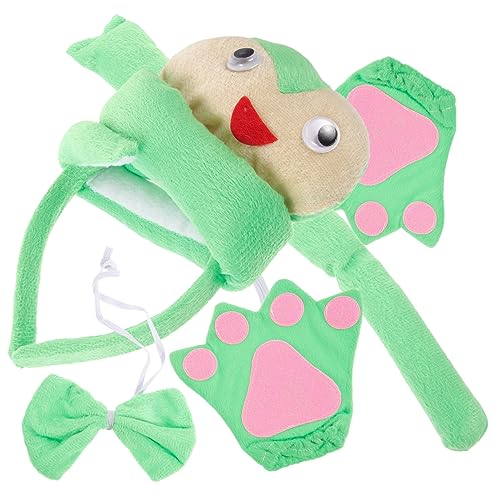 Toddmomy Schlangenkostüm Set mit Ohren Stirnband Fliege und Handschuhen Niedliches Tierkostüm Zubehör für Jungen Mädchen Leichte Tragbare Verkleidung für Halloween Karneval Bühnenauftritte von Toddmomy