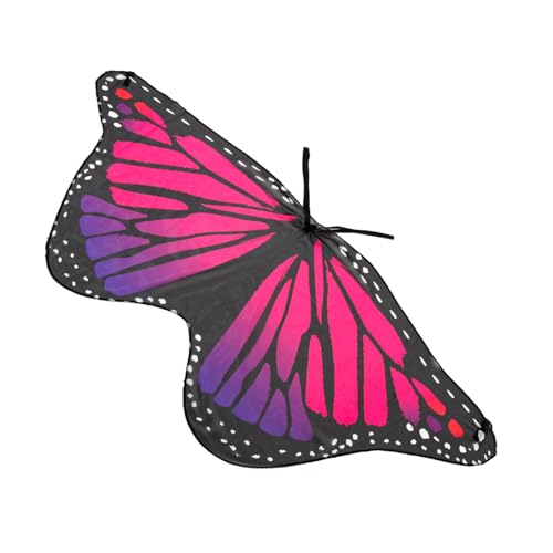 Toddmomy Schmetterling Cape für Wasserdichtes Cosplay Kostüm Langlebiges Polyester für Halloween Geburtstagsfeiern und Outdoor Charmantes Schmetterlingsornament von Toddmomy