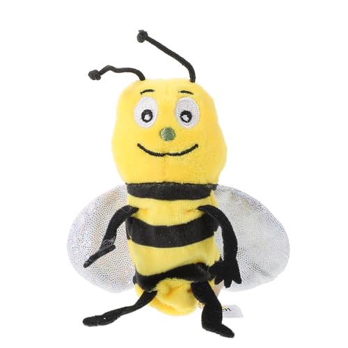 Toddmomy Schmetterlings-Tierhandpuppe puppenspielzeug Rollenspielzeug für Bienenpuppe zur Show süße Bienenpuppe Kinderpuppen ausgestopfte Bienen PP Baumwolle von Toddmomy