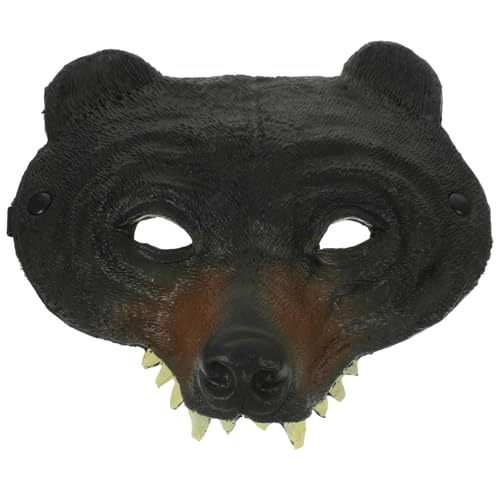 Toddmomy Schwarze Bärenmaske Tierkostüm Erwachsene Leicht Atmungsaktiv Karneval Festival Party Zubehör Cosplay Fasching Maskerade Toddmomy Schwarze Bärenmaske Tierkostüm Erwachsene Leicht Atmungsaktiv Karneval Festival Party Zubehör Cosplay Fasching Maskerade von Toddmomy