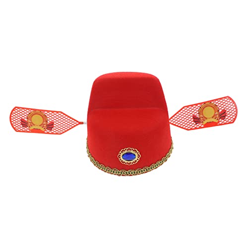 Toddmomy Schwarzer Hut Des Vermögenshutes Cosplay -hut Hut- Orientalisch Leistung Partyhut Im Chinesischen Stil Partykostümhut Cosplay -kopfbedeckung Gefühlt Rot Toddmomy Schwarzer Hut Des Vermögenshutes Cosplay -hut Hut- Orientalisch Leistung Partyhut Im Chinesischen Stil Partykostümhut Cosplay -kopfbedeckung Gefühlt Rot von Toddmomy