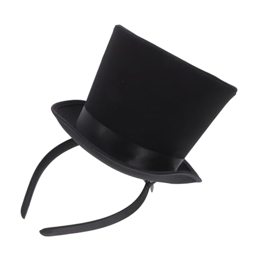Toddmomy Schwarzer Kleiner Zylinder Hut für Bankettpartys Festivals Kreative Kopfbedeckungen Cosplay Zubehör Toddmomy Schwarzer Kleiner Zylinder Hut für Bankettpartys Festivals Kreative Kopfbedeckungen Cosplay Zubehör von Toddmomy