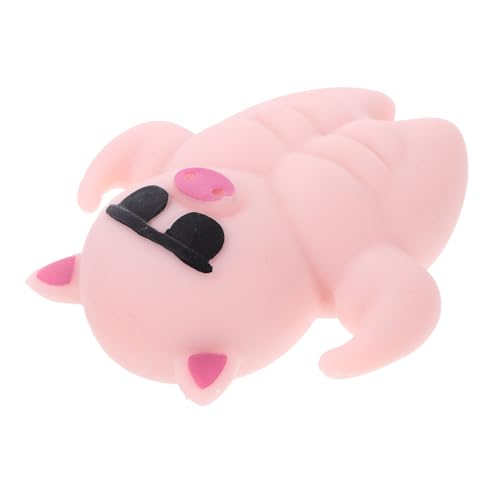 Toddmomy Schwein aus TPR Material Lustiges Quetschspielzeug für Erwachsene und Bunte Knautschbare Piggy Figur Sensorisches Zappelspielzeug und Party von Toddmomy