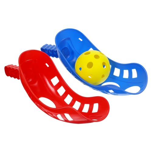 Toddmomy Scoop Ball Set Ballwurf Und Ballfangspiel Für Outdoor Aktivitäten Leicht Und Tragbar Fördert Hand Auge Koordination Strand Und Garten von Toddmomy