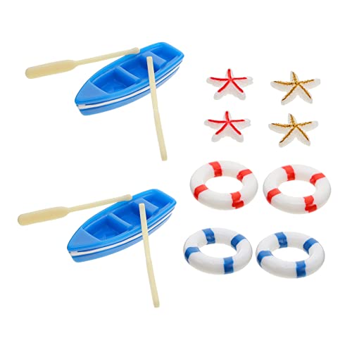 Toddmomy Sea View Miniatur Dekorationen Teiliges Resin Bastelset Kreative Gestaltete Meereslandschaft Deko für Zuhause Geburtstag Hawaii Party und Miniatur Szenerien von Toddmomy