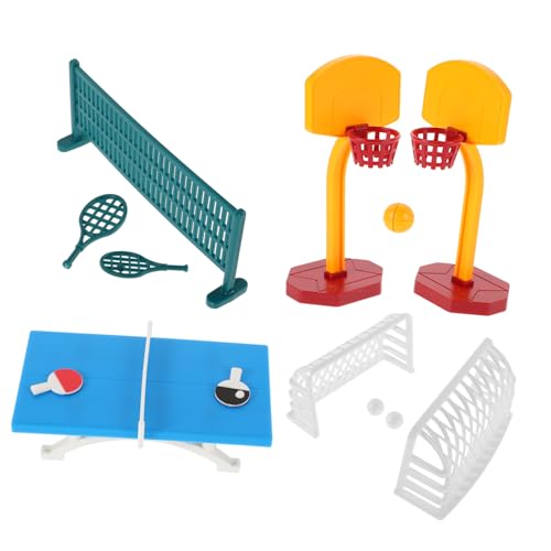 Toddmomy Miniatur-Sport-szenen-kit Für Puppenhäuser Realistische Mini-spielgeräte Tennisschlägerrutsche Für Jungen Und Mädchen Rollenspiele Toddmomy Miniatur-Sport-szenen-kit Für Puppenhäuser Realistische Mini-spielgeräte Tennisschlägerrutsche Für Jungen Und Mädchen Rollenspiele von Toddmomy