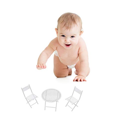 Toddmomy Set Teiliges Gartenset aus Weißem für Puppenhaus und Wohnaccessoires Kreatives und Dekoratives für Erwachsene von Toddmomy