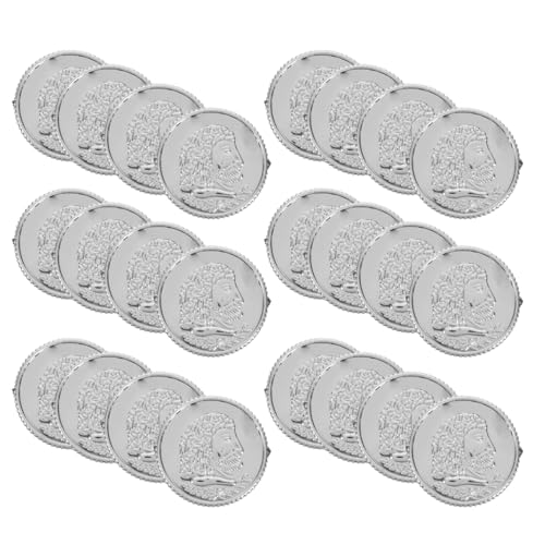 Toddmomy Silber Kunststoff Münzen Spielzeug Spielen Münzen Schatz Pirate Münzen Räuber Kostüm Münzen Western Thema Liefert Casino Party Favors Piraten Partei Requisiten 100Pcs Toddmomy Silber Kunststoff Münzen Spielzeug Spielen Münzen Schatz Pirate Münzen Räuber Kostüm Münzen Western Thema Liefert Casino Party Favors Piraten Partei Requisiten 100Pcs von Toddmomy