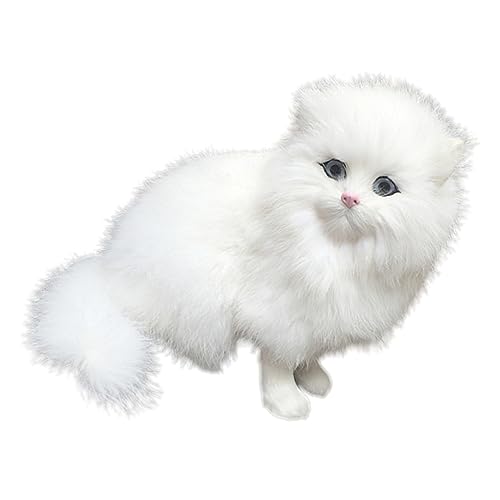 Toddmomy Realistische Pelzige Katze Spielzeug für Kinder Gefälschtes Katzenmodell aus Langlebigem Material Dekorative Katzenfigur für Garten und Fotografie Toddmomy Realistische Pelzige Katze Spielzeug für Kinder Gefälschtes Katzenmodell aus Langlebigem Material Dekorative Katzenfigur für Garten und Fotografie von Toddmomy