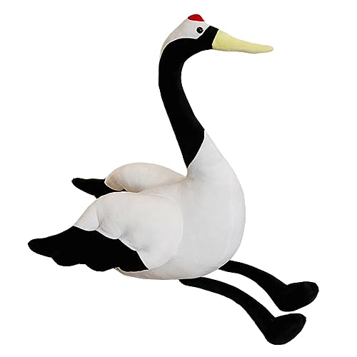 Toddmomy Simulation Tier Rotkrönte Kran Doll Plüschspielzeug Kuscheltier Für Perfektes Für Geburtstage Und Feste Cartoon Schwankissen Und Sofadeko von Toddmomy