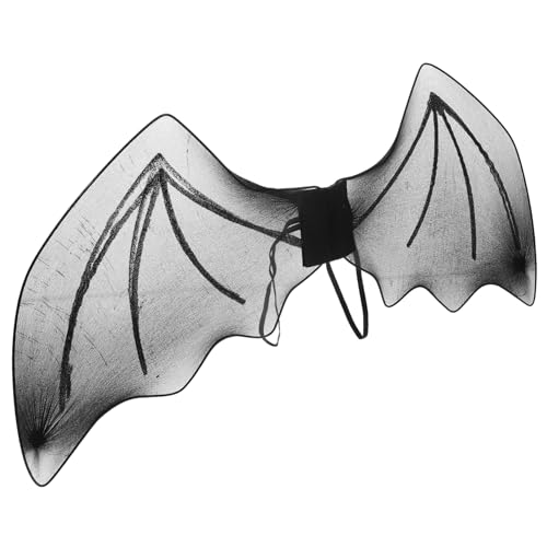 Toddmomy Simulierte Fledermausflügel für Halloween Kostüm Leichtes und Strapazierfähiges Cosplay Accessoire für Erwachsene für Kostümpartys und Maskeraden von Toddmomy