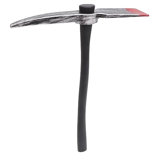 Toddmomy Simulierte Halloween Pickaxe Requisite Sicheres Material Realistische Details für Bühnenauftritte Kostümpartys und Halloween Dekoration von Toddmomy