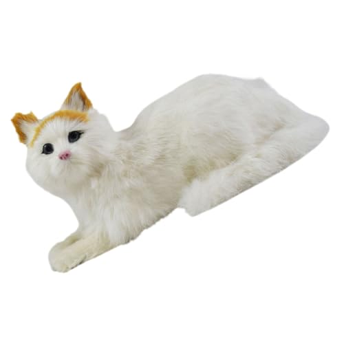 Toddmomy Simulierte Katzenschmuck Katze Plüschfigur Lebensechte Katze Gefüllte Katze Plüsch Groß Gefüllte Verzierung Kuscheltier Kätzchen Falsche Katze Kurzer Plüsch Zufällige Farbe Toddmomy Simulierte Katzenschmuck Katze Plüschfigur Lebensechte Katze Gefüllte Katze Plüsch Groß Gefüllte Verzierung Kuscheltier Kätzchen Falsche Katze Kurzer Plüsch Zufällige Farbe von Toddmomy