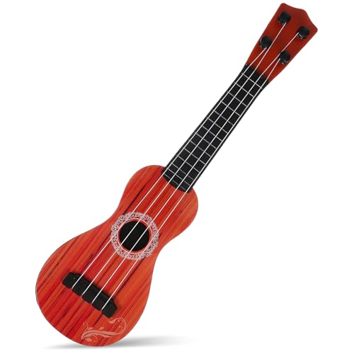 Toddmomy Simulierte Ukulele Kunststoff Ukulele Für Anfänger Musik Lernspielzeug Für Erwachsene Sicheres Musikinstrument Dekoratives Lernspielzeug Zufälliger Stil von Toddmomy