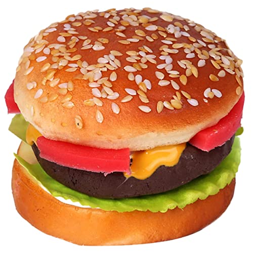 Toddmomy Simuliertes Hamburger Modell PU Simulation Burger Brötchen Realistische Gefälschte Lebensmittel Requisite Küchen und Partydekoration Fotorequisite für Restaurants und Shops Toddmomy Simuliertes Hamburger Modell PU Simulation Burger Brötchen Realistische Gefälschte Lebensmittel Requisite Küchen und Partydekoration Fotorequisite für Restaurants und Shops von Toddmomy