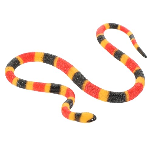Toddmomy Simuliertes Korallenschlangenmodell Kunststoff Deko Figur Rot schwarz Realistische Amphibien Reptilien Nachbildung für Wohnraum Büro Geschenk Toddmomy Simuliertes Korallenschlangenmodell Kunststoff Deko Figur Rot schwarz Realistische Amphibien Reptilien Nachbildung für Wohnraum Büro Geschenk von Toddmomy