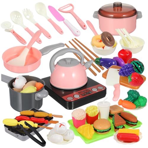 Toddmomy Simuliertes Küchenspielzeug Kleinkinder Utensilien Töpfe Und Pfannen Lehrreich Kochen Gemüse Schneiden Vorgeben Fritteuse Lebensecht Simulieren Simulation Werkzeug Plastik Toddmomy Simuliertes Küchenspielzeug Kleinkinder Utensilien Töpfe Und Pfannen Lehrreich Kochen Gemüse Schneiden Vorgeben Fritteuse Lebensecht Simulieren Simulation Werkzeug Plastik von Toddmomy