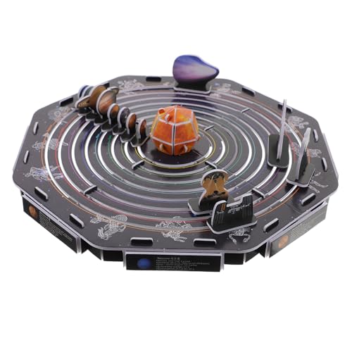 Toddmomy Solar System Puzzle für Papier Puzzle mit Planeten Einfach Zusammenzubauen Fördert Kreativität und Wissen Robustes DIY Lernspielzeug als Dekoration und Toddmomy Solar System Puzzle für Papier Puzzle mit Planeten Einfach Zusammenzubauen Fördert Kreativität und Wissen Robustes DIY Lernspielzeug als Dekoration und von Toddmomy