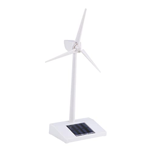Toddmomy Solarbetriebene Windmühlenmodell aus Abs Desktop Wind Turbine Modell für Bildung und Spaß für Büro Dekoration Toddmomy Solarbetriebene Windmühlenmodell aus Abs Desktop Wind Turbine Modell für Bildung und Spaß für Büro Dekoration von Toddmomy