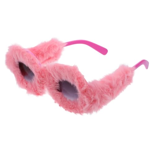 Toddmomy Sonnenbrillen Requisiten Party Sonnenbrille Mädchen Sonnenbrille Rechteck Blau Erwachsene Geformt Lustige Sonnenbrille Retro-sonnenbrille Albern Bunt Verrückt Matschig Rosa Stk von Toddmomy