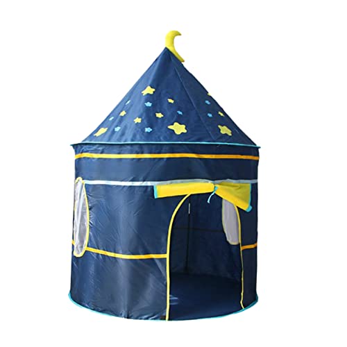 Toddmomy Spielzelt Schloss Design Faltbar Blau Tragbares Indoor Spielhaus für Jungen und Mädchen Kreatives Spielzelt mit Leicht zu Verstauen Fördert Fantasie und Lernspaß von Toddmomy