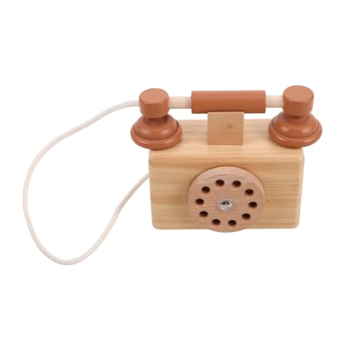 Toddmomy Spielzeugtelefon für kinderspielzeug Rollenspiel für Kleinkinder Telefon mit Wählscheibe Telefon Miniatur-Telefon Holz Toddmomy Spielzeugtelefon für kinderspielzeug Rollenspiel für Kleinkinder Telefon mit Wählscheibe Telefon Miniatur-Telefon Holz von Toddmomy