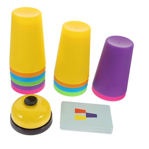 Toddmomy Stapelbecher Bunte Lernbecher Reaktionsspiel für Eltern Junge Mädchen Aktivität Hand Auge koordination Sensorisches Lernspielzeug Partyspaß Toddmomy Stapelbecher Bunte Lernbecher Reaktionsspiel für Eltern Junge Mädchen Aktivität Hand Auge koordination Sensorisches Lernspielzeug Partyspaß von Toddmomy