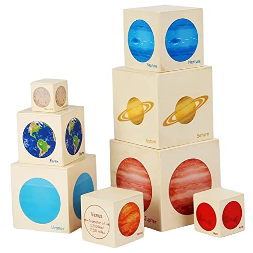 Toddmomy Stapelspielzeug Planeten Set aus Teiliges Lernspielzeug für Kleinkinder Fördert Kognitive Fähigkeiten Form und Farbenerkennung Motorische Entwicklung Montessori Lernspielzeug Toddmomy Stapelspielzeug Planeten Set aus Teiliges Lernspielzeug für Kleinkinder Fördert Kognitive Fähigkeiten Form und Farbenerkennung Motorische Entwicklung Montessori Lernspielzeug von Toddmomy
