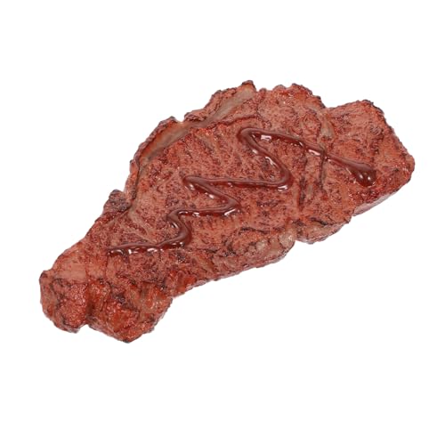 Toddmomy Steak Modell Realistisches Grill Zubehör für Küchen und Marktdekoration Hochwertiges Fake Food für Fotografie und Toddmomy Steak Modell Realistisches Grill Zubehör für Küchen und Marktdekoration Hochwertiges Fake Food für Fotografie und von Toddmomy
