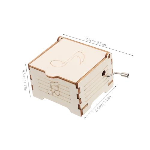 Toddmomy Stem Musikbox DIY Bausatz aus Holz Handkurbel Mechanisches Lernspielzeug für Praktische Experimente Kreative Wissenschaft Bildungsset von Toddmomy