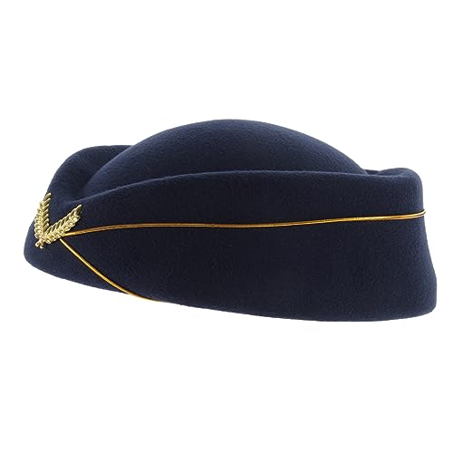 Toddmomy Stewardess Hut für Damen Stilvoller Hut aus Hochwertigem Material für Cosplay Kostümpartys und Bühnenaufführungen Ergonomisches Design für Sicheren Halt Toddmomy Stewardess Hut für Damen Stilvoller Hut aus Hochwertigem Material für Cosplay Kostümpartys und Bühnenaufführungen Ergonomisches Design für Sicheren Halt von Toddmomy
