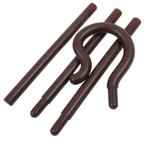 Toddmomy Stock Rohrstütze Cosplay -Requisite Halloween Cane Cosplay-verzierung Zauberstab Halloween-anziehstütze Zuckerrohr Kostüm Halloween-Stick Zuckerrohr-Requisiten- Brown Plastik Toddmomy Stock Rohrstütze Cosplay -Requisite Halloween Cane Cosplay-verzierung Zauberstab Halloween-anziehstütze Zuckerrohr Kostüm Halloween-Stick Zuckerrohr-Requisiten- Brown Plastik von Toddmomy