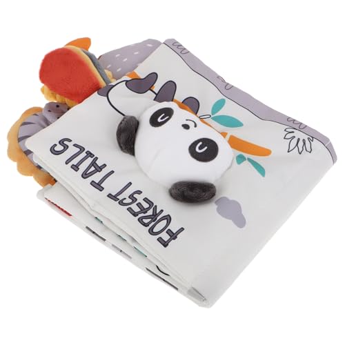 Toddmomy Stoffbuch Fühlbuch Cartoon Design Babybuch mit Tear Resistant Funktion Pädagogisches für Junge Mädchen Fördert Frühe Entwicklung und Eltern Junge Mädchen Interaktion Nordic Stil von Toddmomy