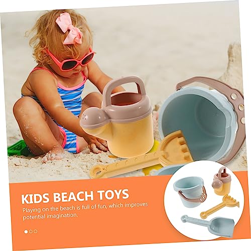 Toddmomy Strandspielzeug Teiliges Set mit Kleinem Gießkanne Schaufel Rechen und Eimer Leichtes Outdoor Sandspielzeug für Tragbar für Strand und Sandkasten von Toddmomy