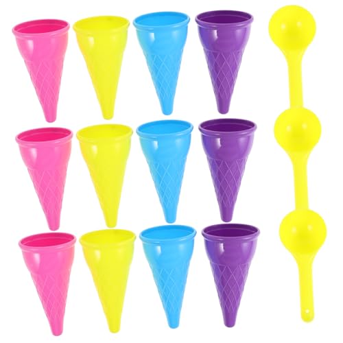 Toddmomy Strandspielzeug für Teiliges Set mit Eiscreme Kegeln und Schaufeln für Strand und Sandkasten Sicheres und Leichtes aus Robustem von Toddmomy