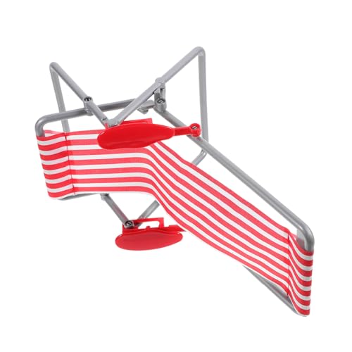 Toddmomy Strandstuhl Klappstuhl für Puppenhaus Faltbarer Lounge Stuhl Gestreift für Mikrolandschaften Puppenmöbel und Kreative Deko Toddmomy Strandstuhl Klappstuhl für Puppenhaus Faltbarer Lounge Stuhl Gestreift für Mikrolandschaften Puppenmöbel und Kreative Deko von Toddmomy