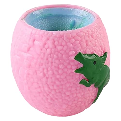 Toddmomy Stressball Dinosaurier Squeeze Niedlicher Rosa Cup Antistress für Erwachsene Langlebiges Material Emotionaler Stressabbau für Büro und Freizeit von Toddmomy