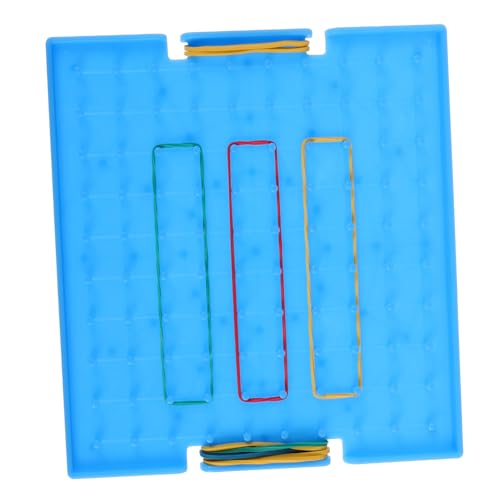 Toddmomy Studenten-pinnwand Pegboard-kit Wandorganizer Fürs Büro Geometrisches Modell Geoboard-Kind Wandregal-Organizer Geobretter Für Übersetzungstafeln Steckwand Plastik Blue von Toddmomy