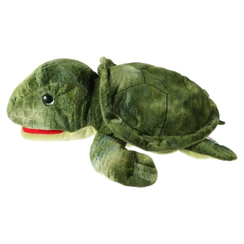 Toddmomy Plüsch Schildkröte Handpuppe für Kinder und Erwachsene Interaktive Geschichtenerzählende Puppe aus Weichem PP Baumwollmaterial für Spiel und Motorikförderung Toddmomy Plüsch Schildkröte Handpuppe für Kinder und Erwachsene Interaktive Geschichtenerzählende Puppe aus Weichem PP Baumwollmaterial für Spiel und Motorikförderung von Toddmomy