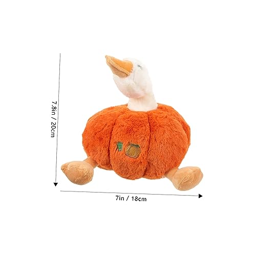 Toddmomy Süßes Kuscheltier Ente im Kürbisdesign Plüschpuppe mit Weichem Füllmaterial Leichtes Schmusetier für Sofa Bett Kinderzimmerdekoration und Halloween Toddmomy Süßes Kuscheltier Ente im Kürbisdesign Plüschpuppe mit Weichem Füllmaterial Leichtes Schmusetier für Sofa Bett Kinderzimmerdekoration und Halloween von Toddmomy