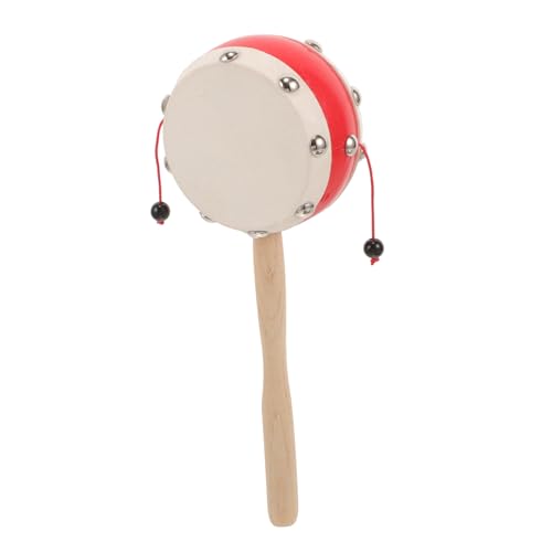 Toddmomy Tamburin aus Traditionelles Musikspielzeug für Kleinkinder Fördert Motorik und Musikalisches Rhythmusgefühl für Ab Monaten von Toddmomy