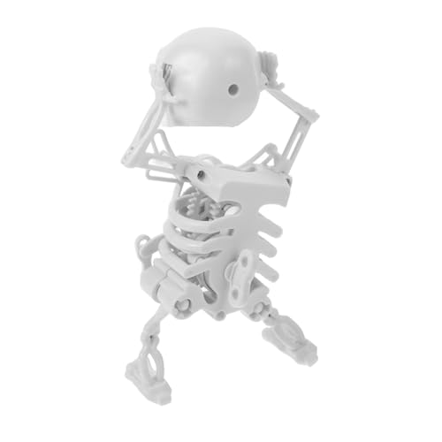 Toddmomy Tanzendes Skelett Weiß Wind Up Mechanisch Halloween Deko Desktop Halloween Party Favor Lustiges Outdoor von Toddmomy