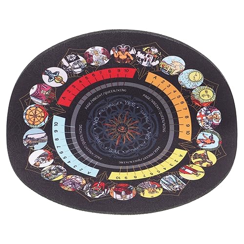 Toddmomy Tarot Altar Matte für Divination Tischdecke mit Mystischem Design für Tarotkarten und Spirituelle Zeremonien rutschfest und Langlebig von Toddmomy