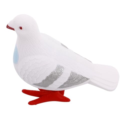Toddmomy Taube aufziehbares Tiere Retro Vintage Tier Vogel Figur Tauben für Tauben Mini-Vögel Miniaturvögel Plastik Weiß Toddmomy Taube aufziehbares Tiere Retro Vintage Tier Vogel Figur Tauben für Tauben Mini-Vögel Miniaturvögel Plastik Weiß von Toddmomy