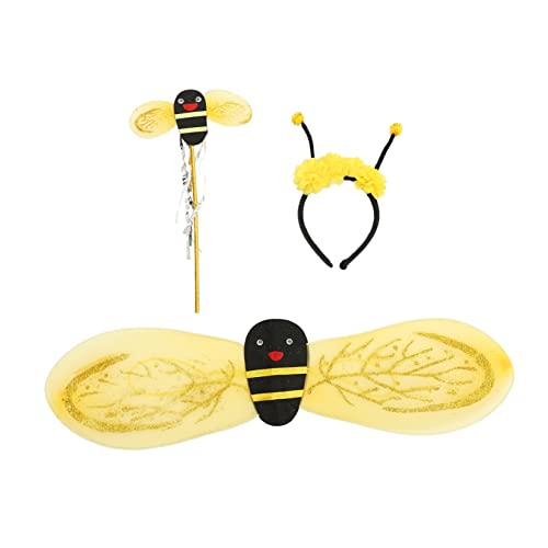 Toddmomy Teiliges Bienenkostüm Set für Bezauberndem Bienen Stab Verstellbarem Haarreif und Flügeln Festliche Verkleidung für Geburtstage Halloween Bühnenauftritte und Rollenspiele Toddmomy Teiliges Bienenkostüm Set für Bezauberndem Bienen Stab Verstellbarem Haarreif und Flügeln Festliche Verkleidung für Geburtstage Halloween Bühnenauftritte und Rollenspiele von Toddmomy