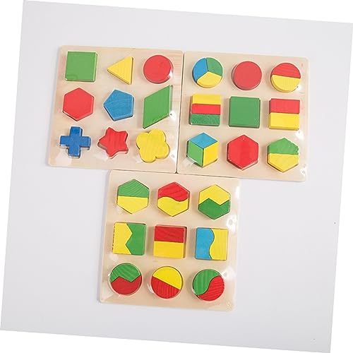 Toddmomy Teiliges Geometrische Holzbausteine Pädagogisches Lernspielzeug für Fördert Farberkennung Formzuordnung und Feinmotorik Sicheres Holzspielzeug für Kreatives von Toddmomy