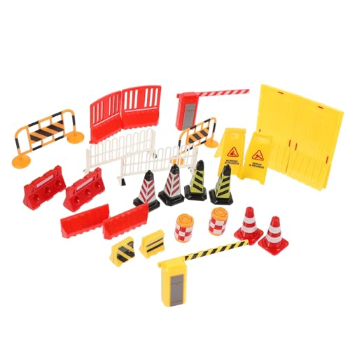 Toddmomy Teiliges Miniatur Verkehrsschilder Spielset aus Hochwertigem Realistische Farben Pädagogisches Verkehrsblock für Fördert Verkehrssicherheit und Eltern Junge Mädchen Interaktion von Toddmomy