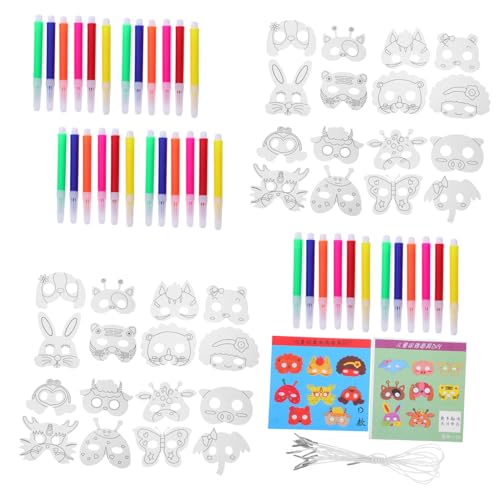 Toddmomy Tiermasken zum Bemalen Teiliges mit Buntstiften Ungiftig DIY Bastelmasken für Jungen und Mädchen für Geburtstagsfeiern Fasching Halloween und Schulveranstaltungen Toddmomy Tiermasken zum Bemalen Teiliges mit Buntstiften Ungiftig DIY Bastelmasken für Jungen und Mädchen für Geburtstagsfeiern Fasching Halloween und Schulveranstaltungen von Toddmomy